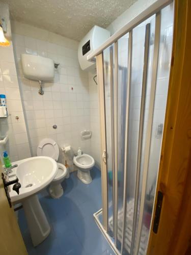 Koupelna v ubytování Bellavista 5 Confini