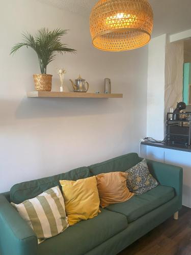 Χώρος καθιστικού στο beautiful studio in Benalmádena