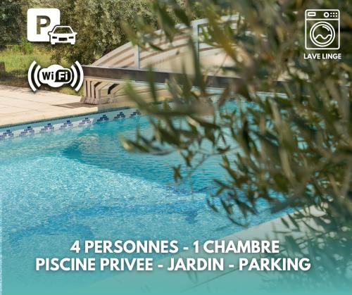 Le Clos des Oliviers - Piscine Privée - Jardin - Parking