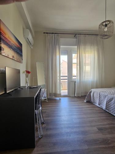 Una cama o camas en una habitación de B&B Ai Caliscendi