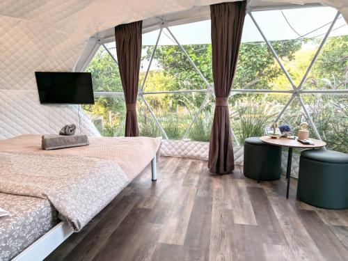 Φωτογραφία από το άλμπουμ του Lemon Tree Dome House στην Παραλία Καλλονής