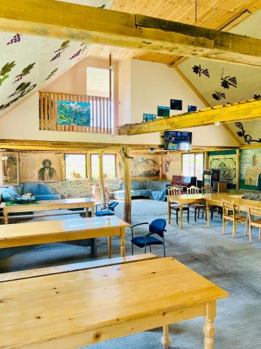 Un restaurante u otro lugar para comer en Truso Guesthouse
