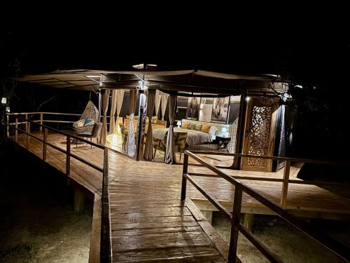 Joogid majutusasutuses Olkinyei Mara Tented Camp