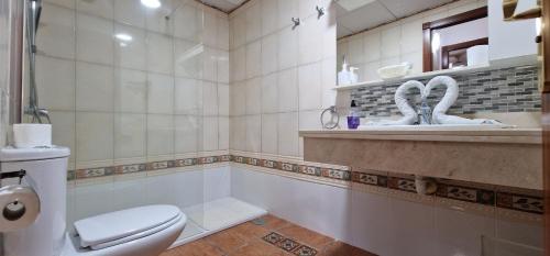 Koupelna v ubytování Aguamarina 430