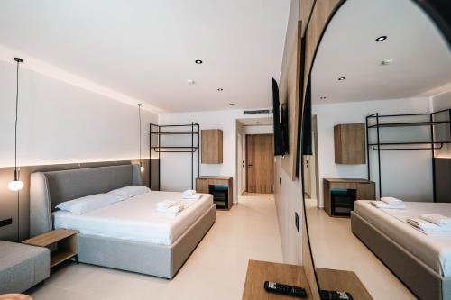 Postel nebo postele na pokoji v ubytování Central Park Premium Hotel