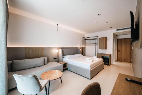 Postel nebo postele na pokoji v ubytování Central Park Premium Hotel