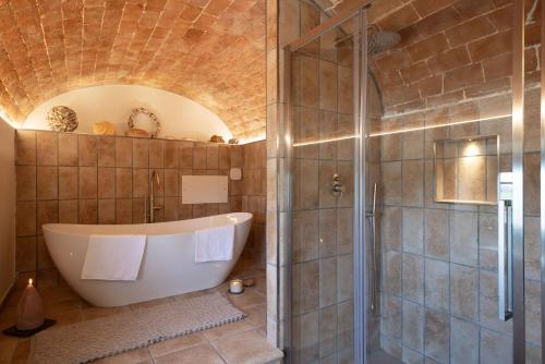 Koupelna v ubytování Villa Leone Reale