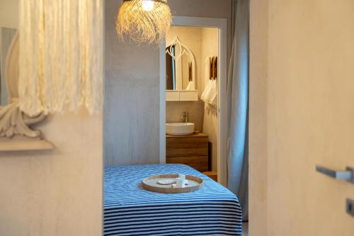 Postel nebo postele na pokoji v ubytování Blue Riad