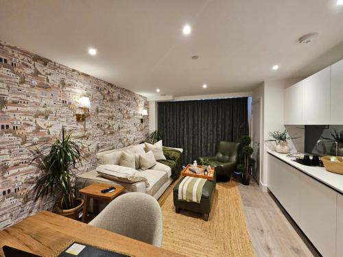 Χώρος καθιστικού στο Modern Studio Near London