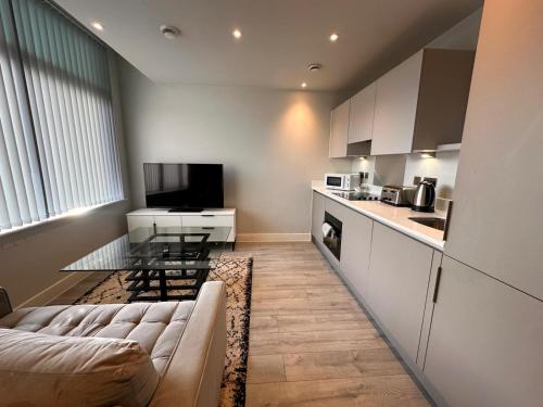 Køkken eller tekøkken på Cozy Studio in Bracknell with free Parking