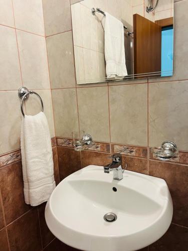 Koupelna v ubytování Green Paradise apartments