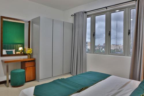 Cama o camas de una habitación en Atlantic Properties
