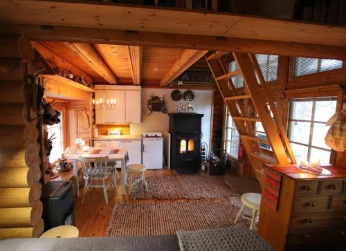 Η κουζίνα ή μικρή κουζίνα στο Inarin Aava, a cabin in Inarijärvi