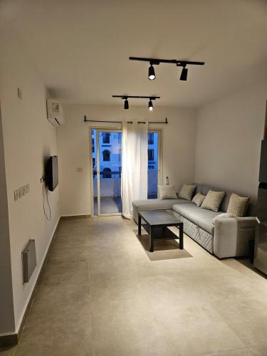 Χώρος καθιστικού στο Mountain View Apartments