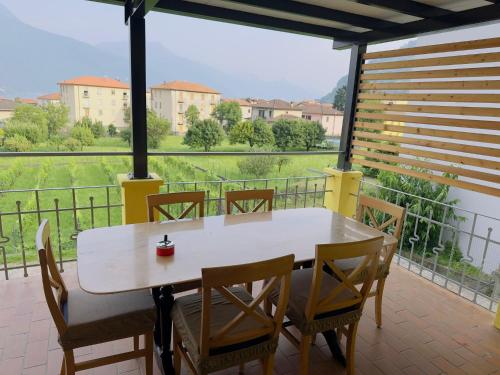 Un balcón o terraza en La terrazza del nonno