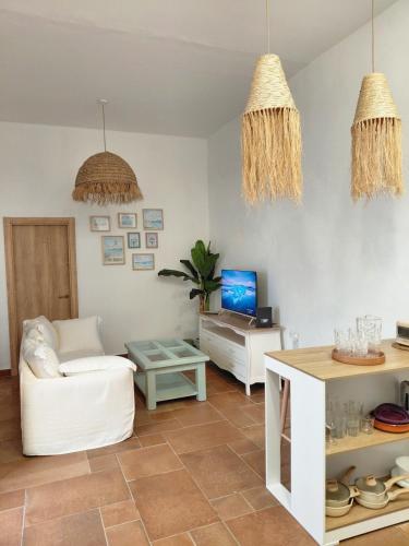 Μια τηλεόραση ή/και κέντρο ψυχαγωγίας στο Casa Yesca Tarifa