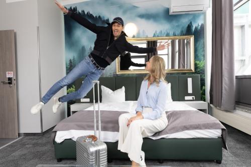 Επισκέπτες που μένουν στο AUSZEIT DAS HOTEL Schweitenkirchen