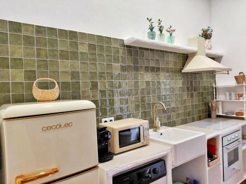 Η κουζίνα ή μικρή κουζίνα στο Casa Yesca Tarifa