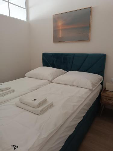Postel nebo postele na pokoji v ubytování Apartament 512