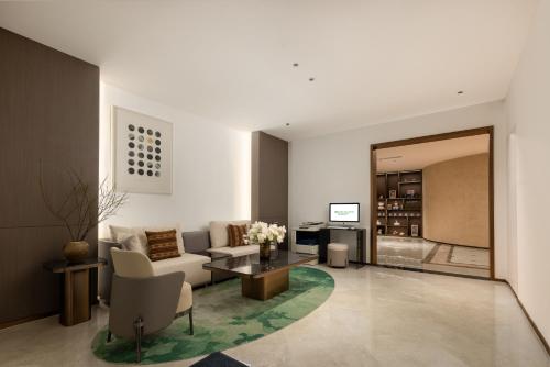 Χώρος καθιστικού στο Wyndham Garden Shanghai Pudong
