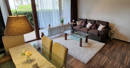 Χώρος καθιστικού στο Hardy's Apartment Nordschwarzwald