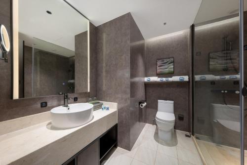 Ένα μπάνιο στο Wyndham Garden Shanghai Pudong
