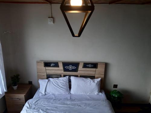 Ένα ή περισσότερα κρεβάτια σε δωμάτιο στο Dunleigh Apartments Murree