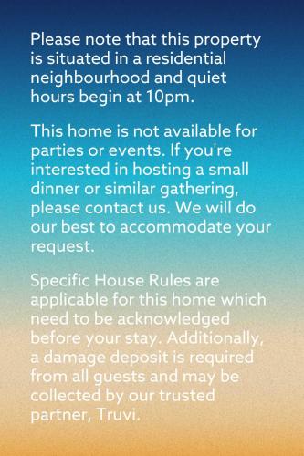 a poem with the words home is not available for parties or events at Villa Alexa in Cape Town