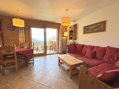 Appartement spacieux 4 pièces à Crest-Voland, 6 pers., balcon, piscine chauffée, garage, proche pistes - FR-1-595-63