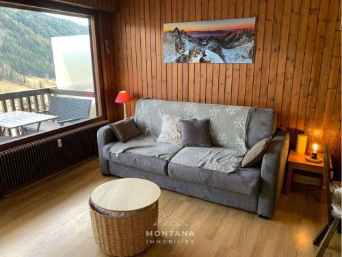 Studio rénové 4 pers, Le Grand-Bornand, balcon sud, proche skibus - FR-1-458-200