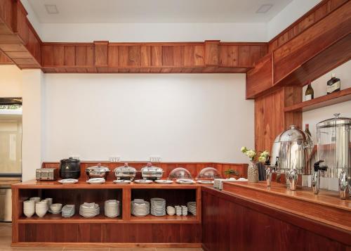 Una cocina o cocineta en Seyna Residence