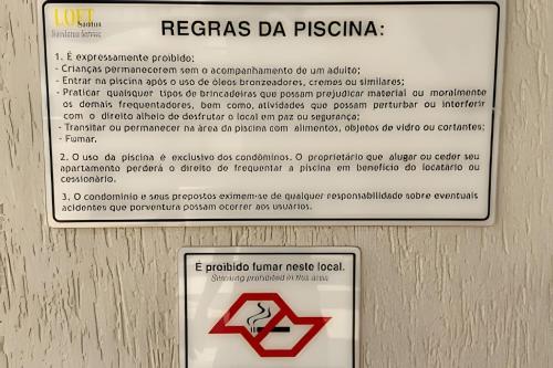 Certifikát, hodnocení, plakát nebo jiný dokument vystavený v ubytování Conforto e estilo contemporâneo no Gonzaga