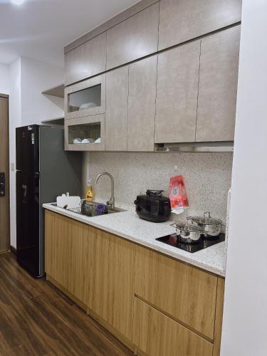 Kuchyň nebo kuchyňský kout v ubytování OK! homes- Hoàng Huy commerce Hải Phòng