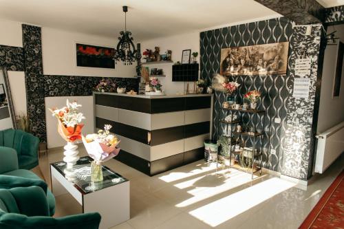 Posezení v ubytování Pensiunea Nice Boutique