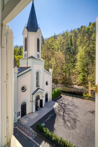 Nespecifikovaný výhled na hory nebo výhled na hory při pohledu z apartmánu