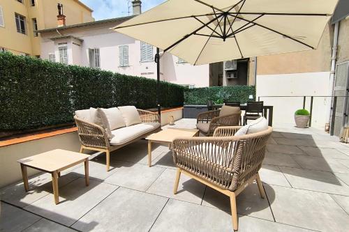 Chic 4 room apartment in the heart of Cannes amazing terrace!