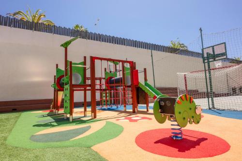 a playground with a play equipment in a batting cage at GF Fañabe in Adeje