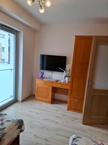 Μια τηλεόραση ή/και κέντρο ψυχαγωγίας στο Apartament Wanda