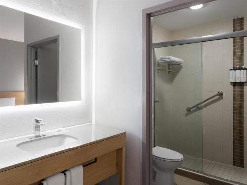 Ванная комната в Hyatt Place Atlanta Alpharetta North Point Mall