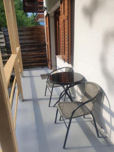 Balkón nebo terasa v ubytování Apartment with one room-LUCIA