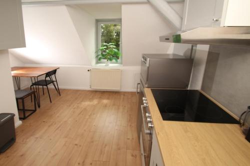 Η κουζίνα ή μικρή κουζίνα στο THEFIVE60 Apartments