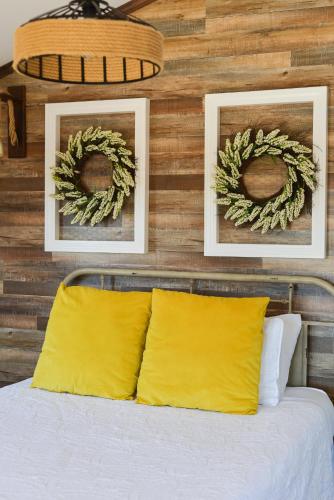 Tres Vides Hotel Boutiqueにあるベッド