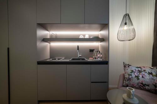 Η κουζίνα ή μικρή κουζίνα στο Four Elements Apartments