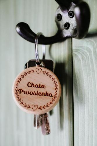 Certifikát, hodnocení, plakát nebo jiný dokument vystavený v ubytování Chata Prvosienka