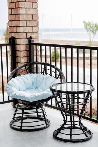 Balcon ou terrasse dans l'établissement Rai-Mery