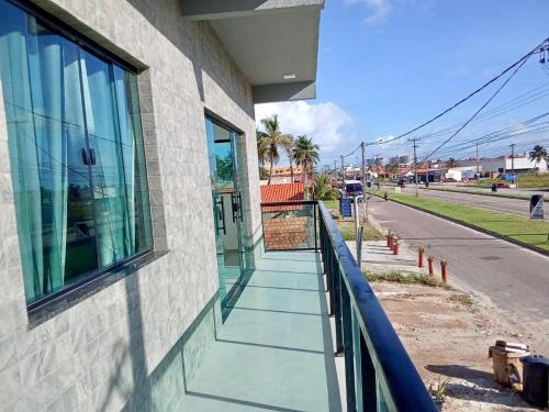 El edificio en el que está el hotel