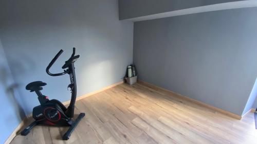 Fitness centrum a/nebo fitness zařízení v ubytování Une parenthèse verte