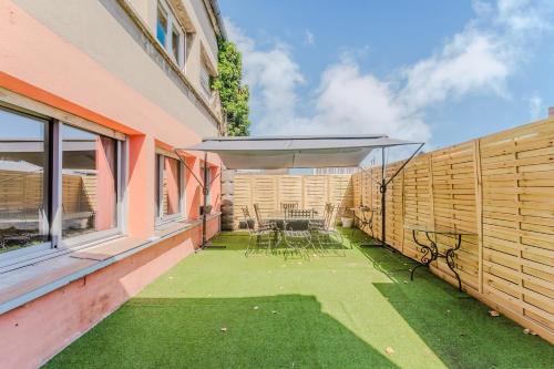 L'Hospice, T3 avec terrasse, 10min de la gare