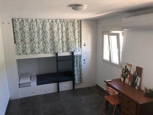 Ruang duduk di Hostel La Fanega