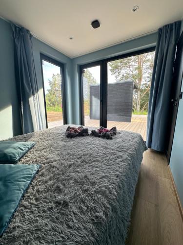 Postel nebo postele na pokoji v ubytování Suve vacation home
